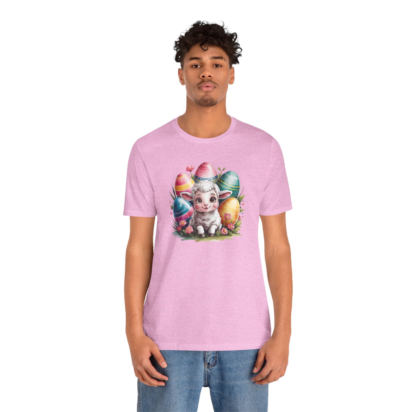 Cute Easter Lamb Bella + Canva Tee