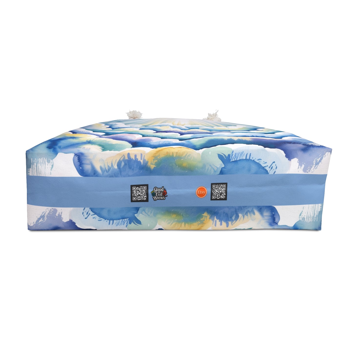 Heaven Sent Tote, Dreamy Clouds Weekender Bag, Travel Tote, Beach Bag, Overnight Bag, Stylish Luggage, Summer Accessory