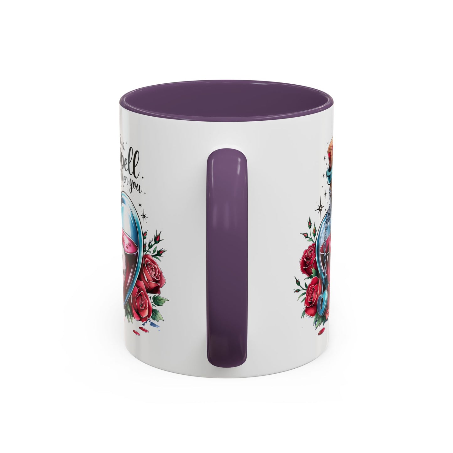 I put a spell on you, love potion, Valentine's Day, Love, Coffee Accent Coffee Mug (11, 15oz)