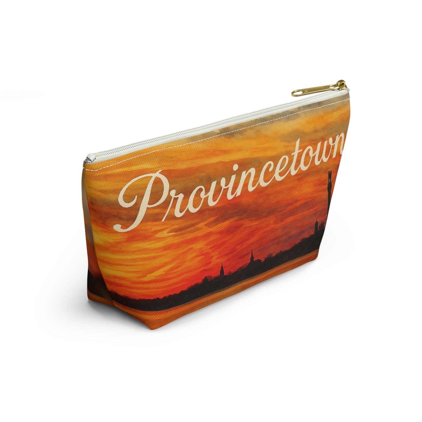Provincetown Sunset Accessory Pouch | Perfect for Travel, Gifts, Makeup, Organizers, Beach Essentials