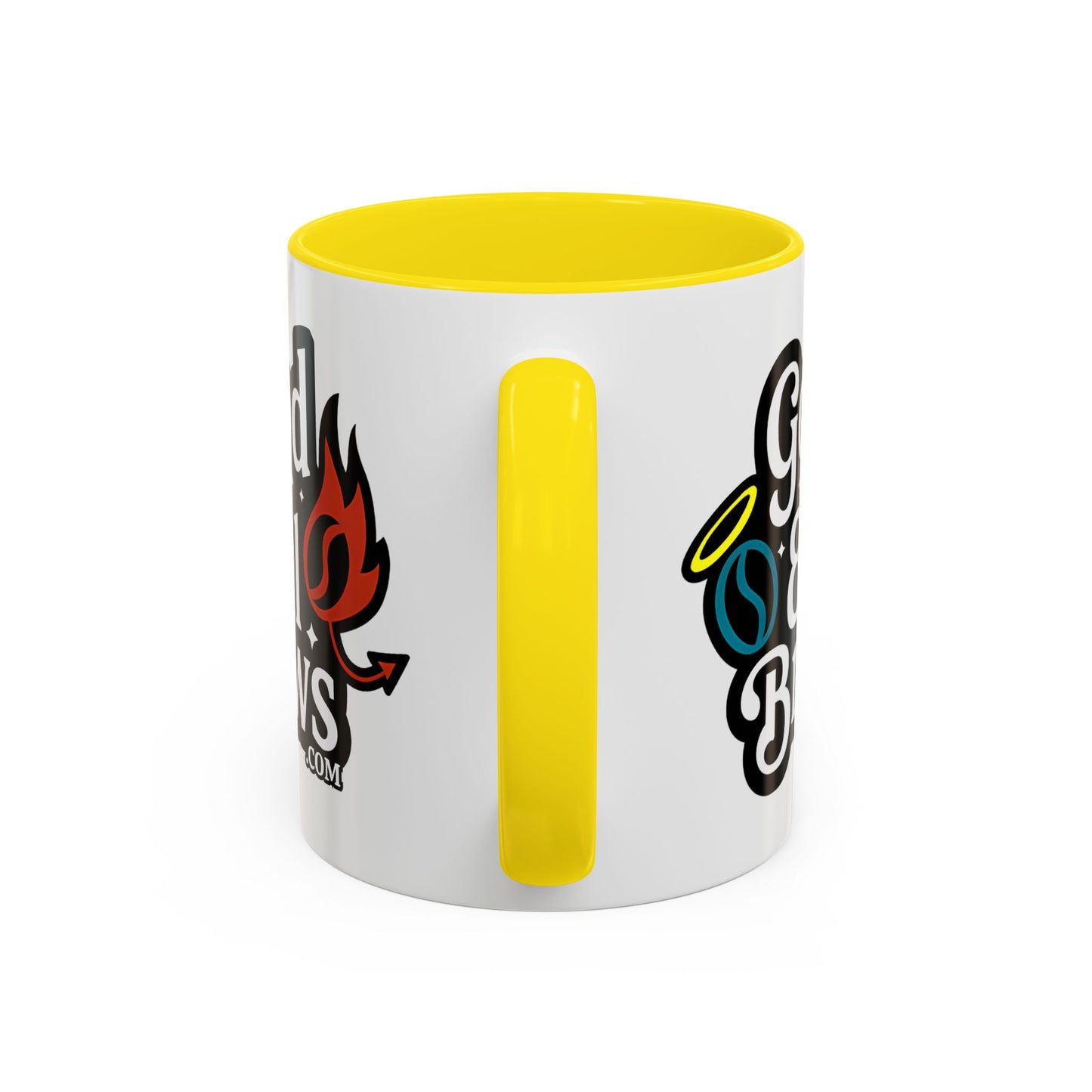 Good & Evil Brews Coffee Mug 11oz- Perfect for Coffee Lovers, Unique Gift for Friends, Herbal Tea, Home Decoration, Fun Drinkware