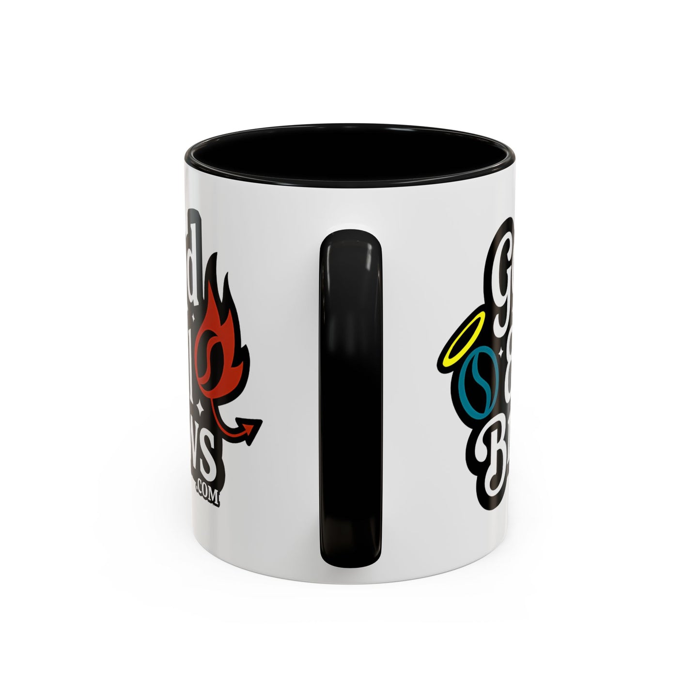 Good & Evil Brews Coffee Mug 11oz- Perfect for Coffee Lovers, Unique Gift for Friends, Herbal Tea, Home Decoration, Fun Drinkware