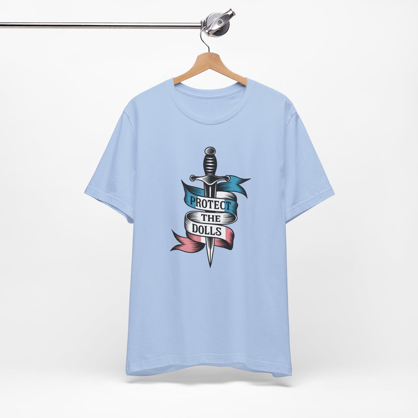 Protect the Dolls Graphic Tee | Unisex Jersey Shirt, Casual Wear, Gift for Doll Collectors, Fun Statement Tee, Unique Birthday Gift