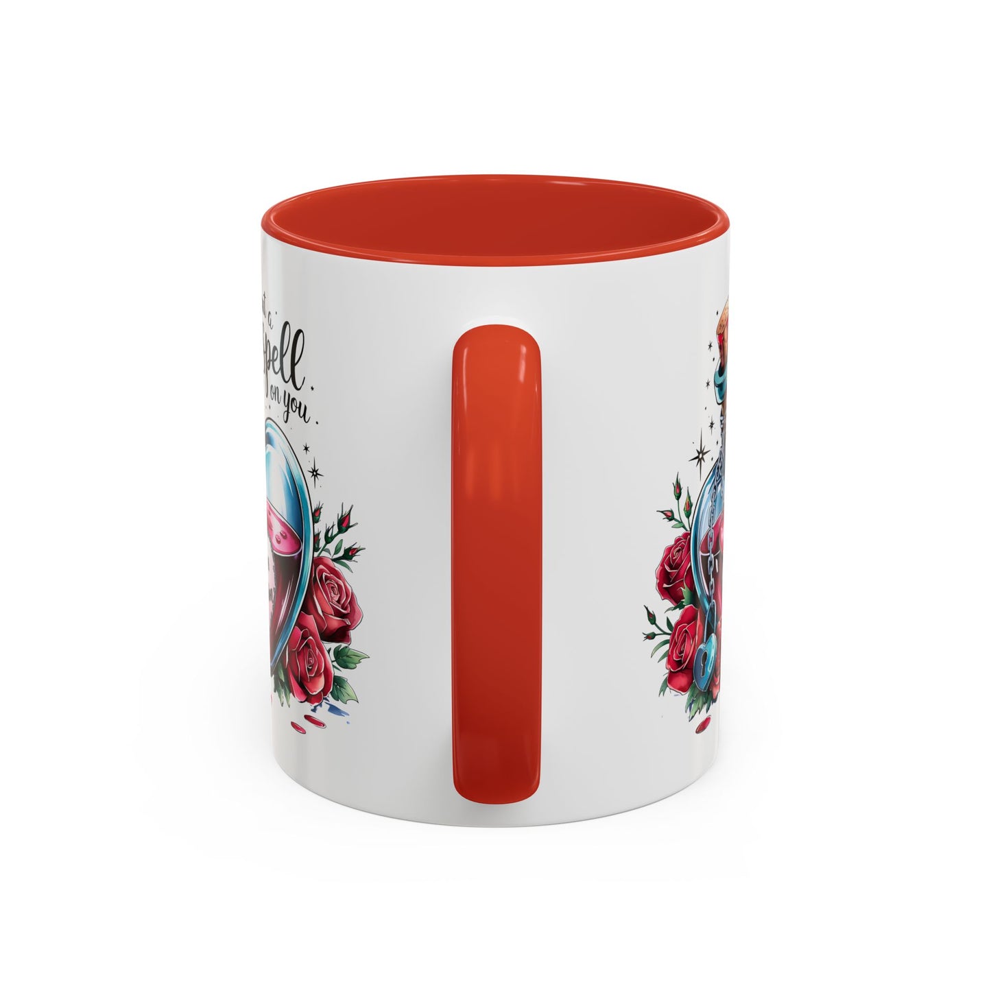 I put a spell on you, love potion, Valentine's Day, Love, Coffee Accent Coffee Mug (11, 15oz)