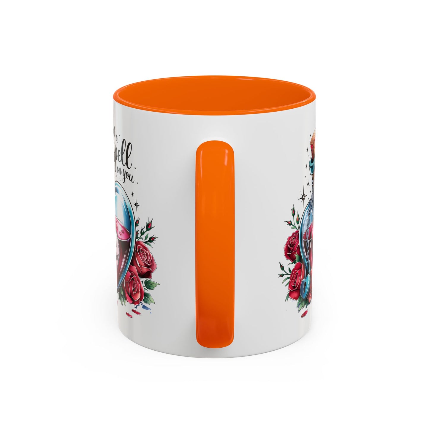 I put a spell on you, love potion, Valentine's Day, Love, Coffee Accent Coffee Mug (11, 15oz)