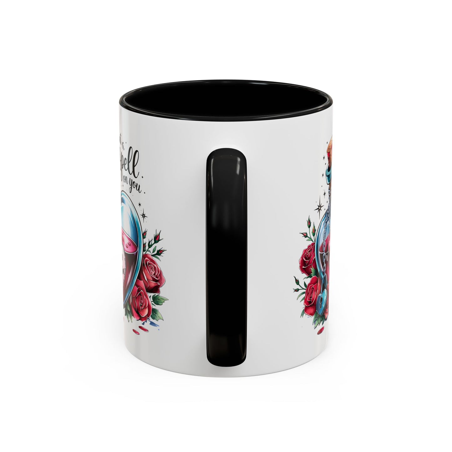 I put a spell on you, love potion, Valentine's Day, Love, Coffee Accent Coffee Mug (11, 15oz)