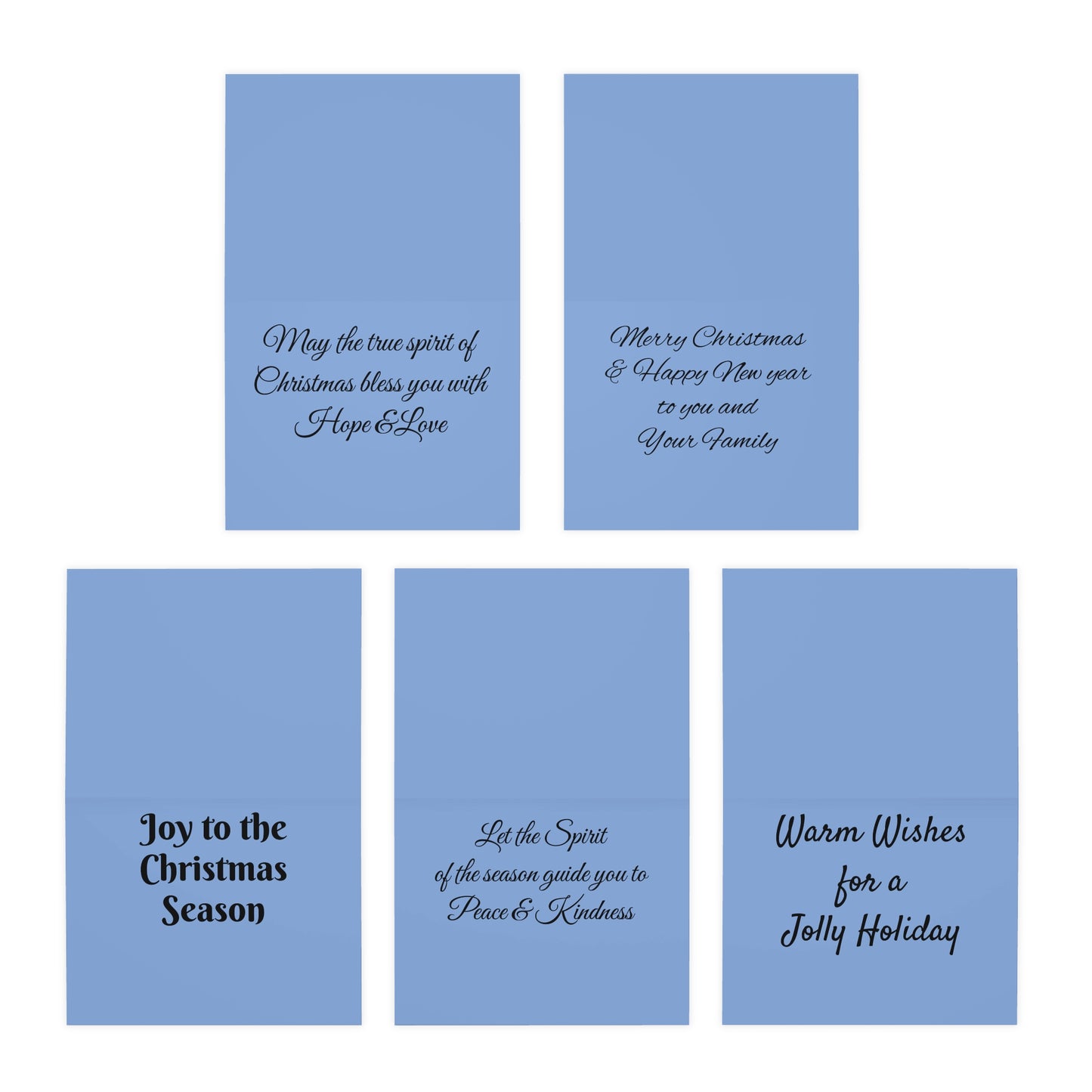 Multi-Design Greeting Cards (5-Pack)