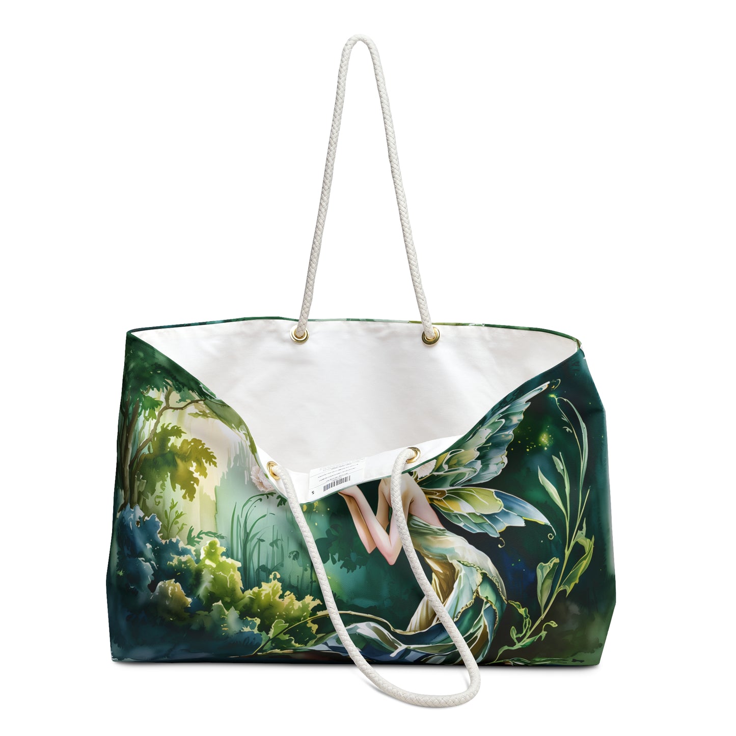 Fairy Whispers Weekender Tote, Fairy Forest Weekender Bag - Magical Travel Tote for Adventurers