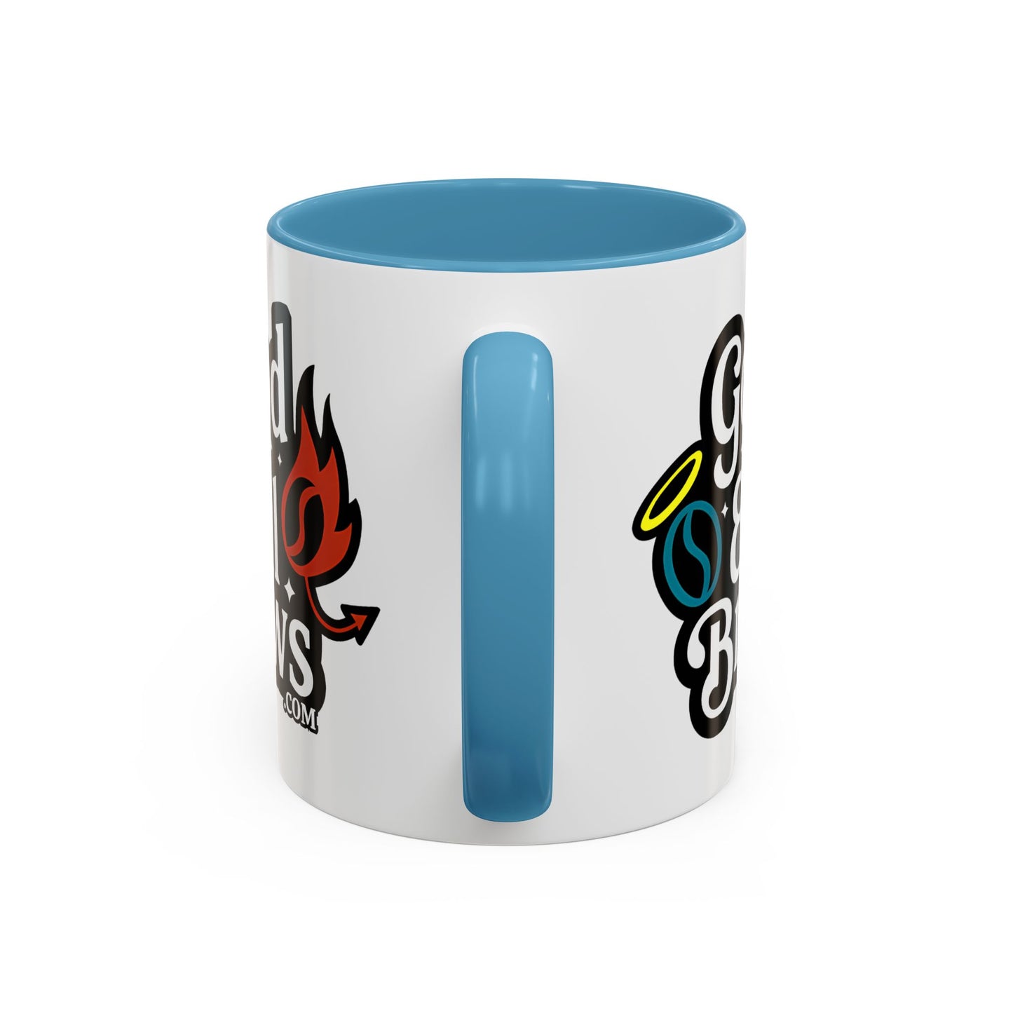 Good & Evil Brews Coffee Mug 11oz- Perfect for Coffee Lovers, Unique Gift for Friends, Herbal Tea, Home Decoration, Fun Drinkware