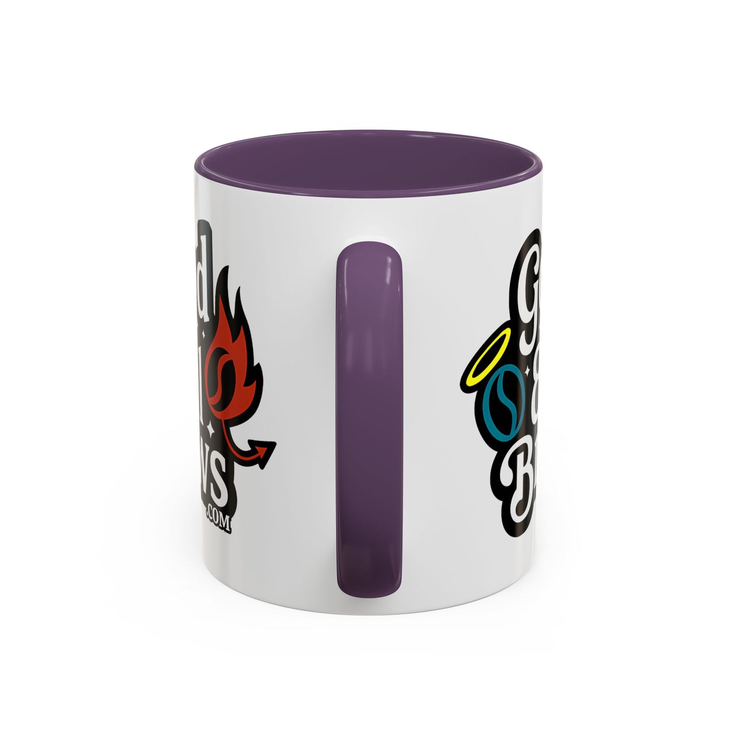 Good & Evil Brews Coffee Mug 11oz- Perfect for Coffee Lovers, Unique Gift for Friends, Herbal Tea, Home Decoration, Fun Drinkware