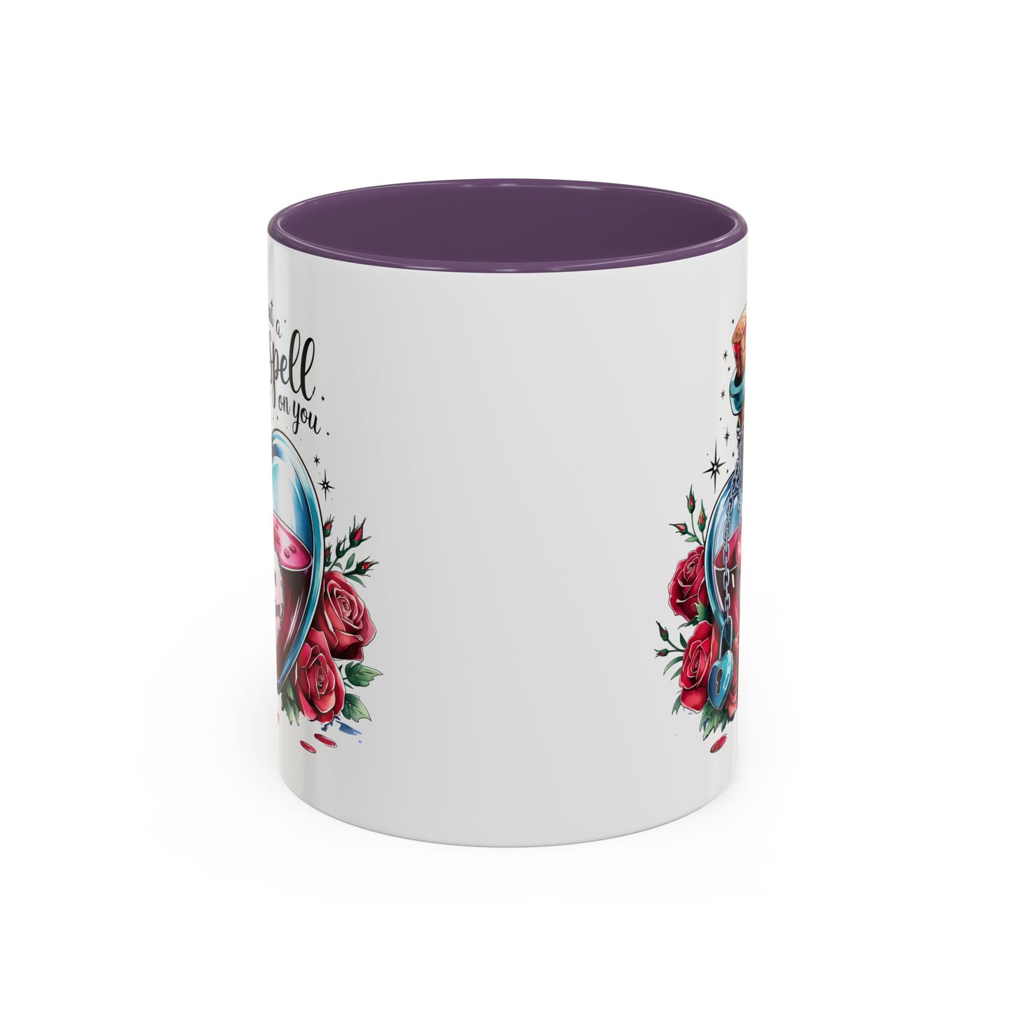 I put a spell on you, love potion, Valentine's Day, Love, Coffee Accent Coffee Mug (11, 15oz)