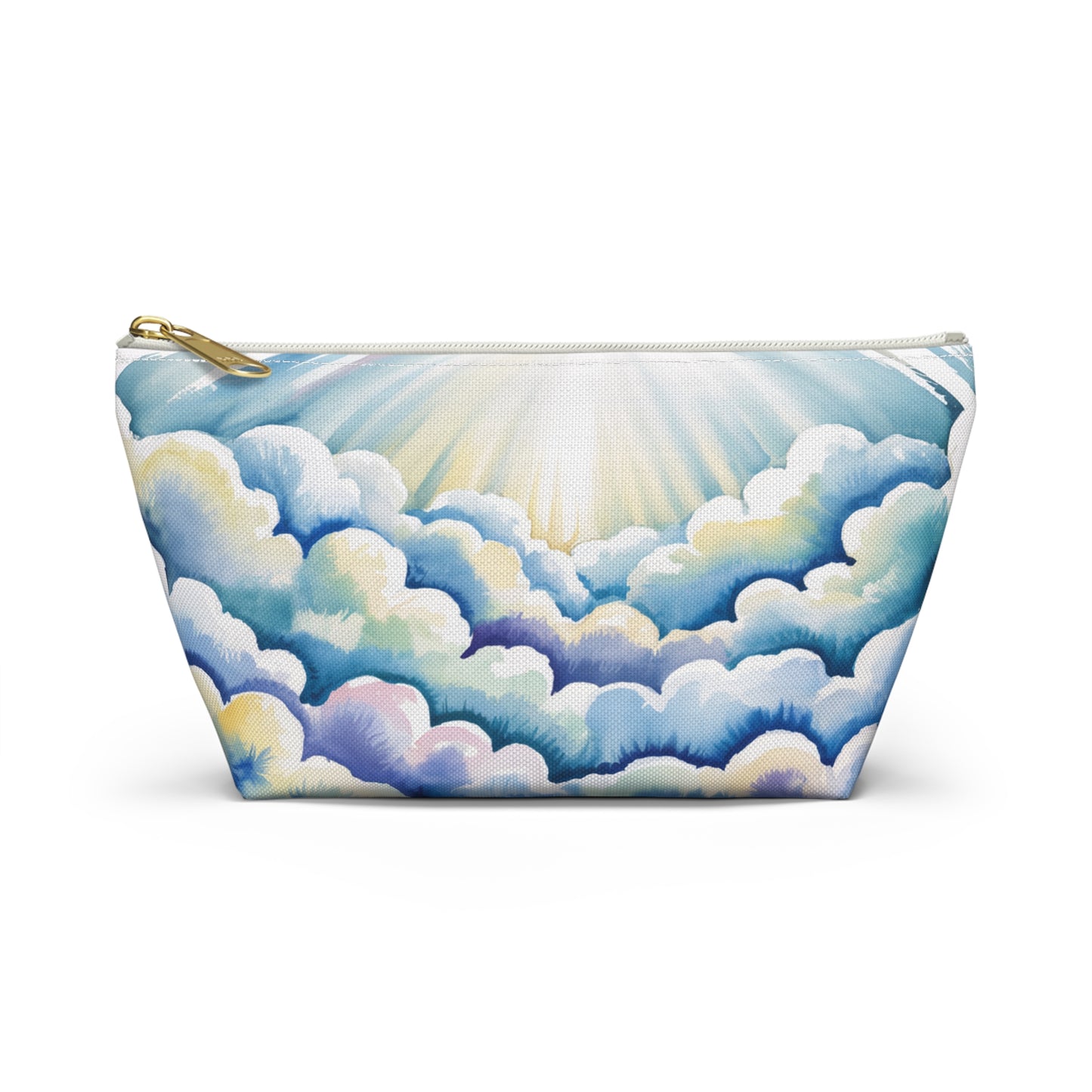 Sky Cloud Accessory Pouch, Makeup Bag, Travel Pouch, Organizer, Gift for Her, Art Print Pouch with Inspirational Design