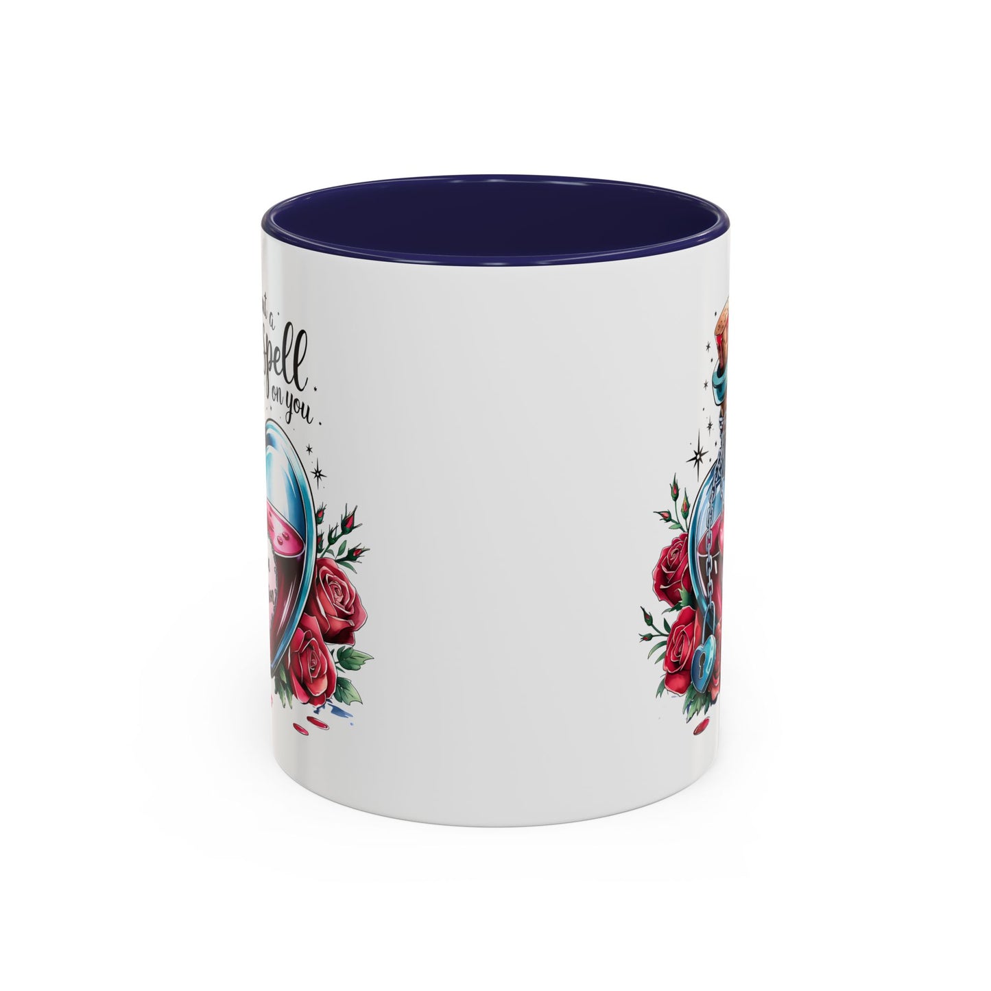 I put a spell on you, love potion, Valentine's Day, Love, Coffee Accent Coffee Mug (11, 15oz)