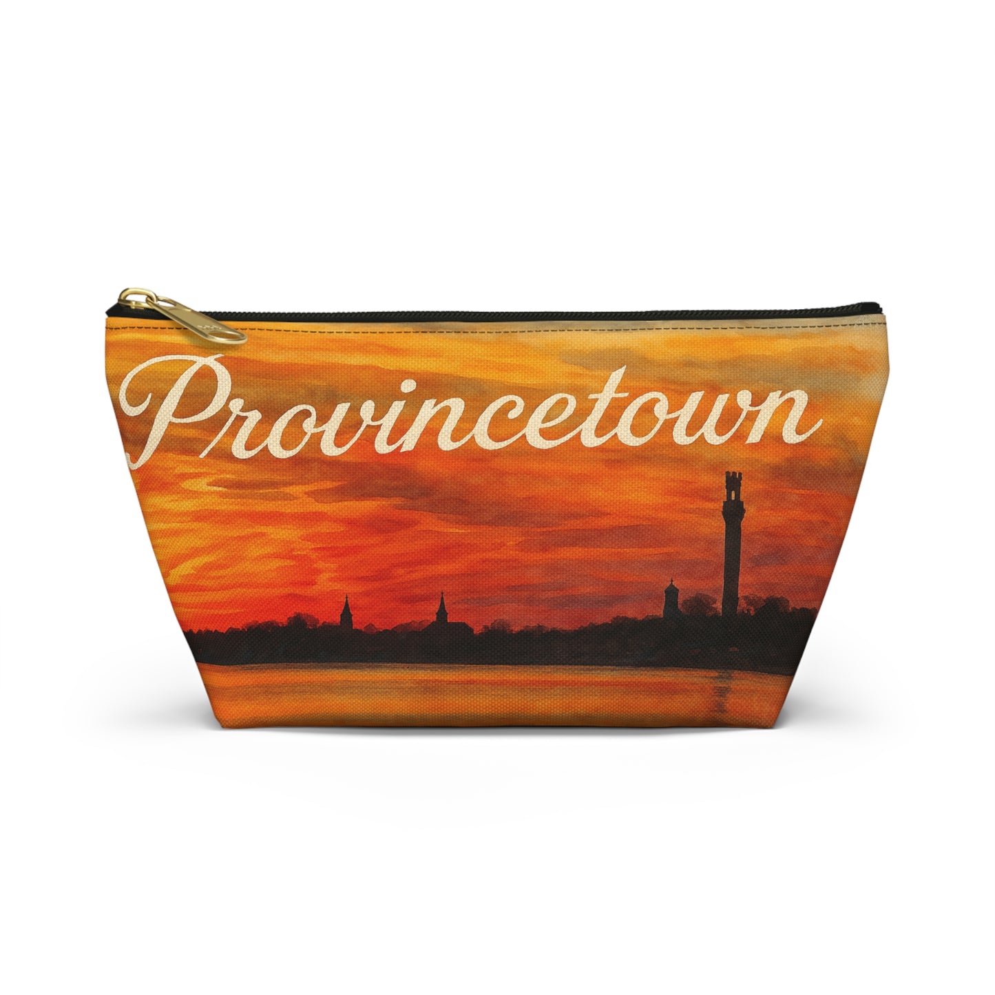 Provincetown Sunset Accessory Pouch | Perfect for Travel, Gifts, Makeup, Organizers, Beach Essentials