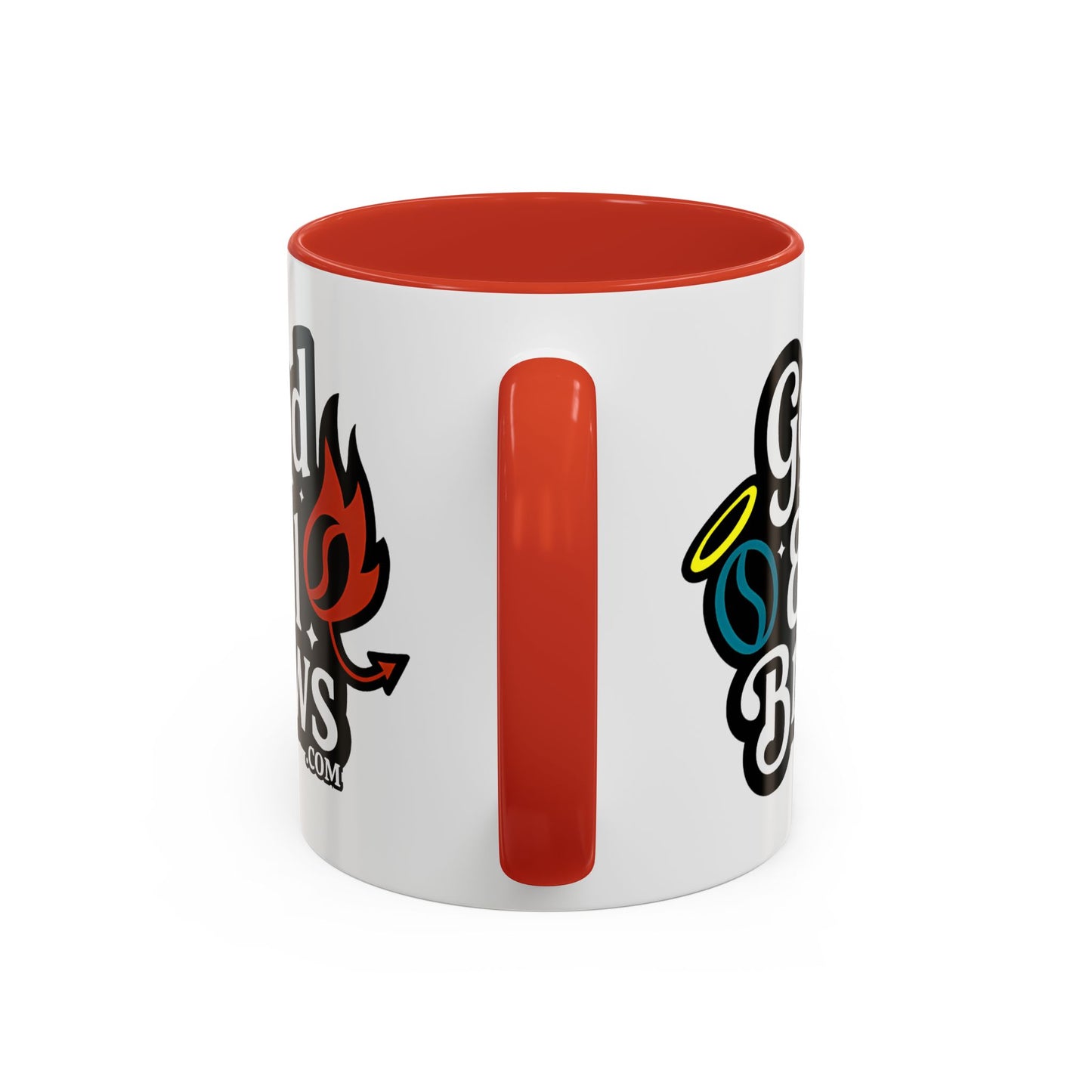Good & Evil Brews Coffee Mug 11oz- Perfect for Coffee Lovers, Unique Gift for Friends, Herbal Tea, Home Decoration, Fun Drinkware