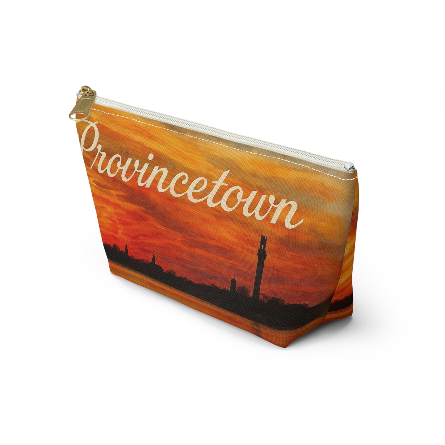 Provincetown Sunset Accessory Pouch | Perfect for Travel, Gifts, Makeup, Organizers, Beach Essentials