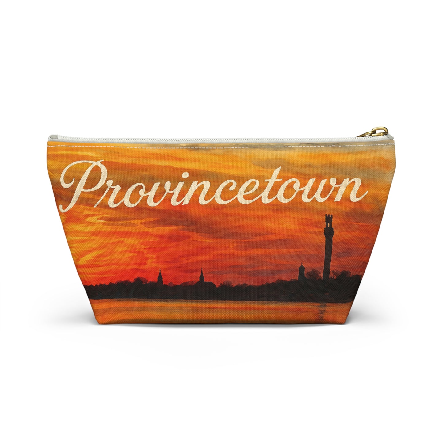 Provincetown Sunset Accessory Pouch | Perfect for Travel, Gifts, Makeup, Organizers, Beach Essentials