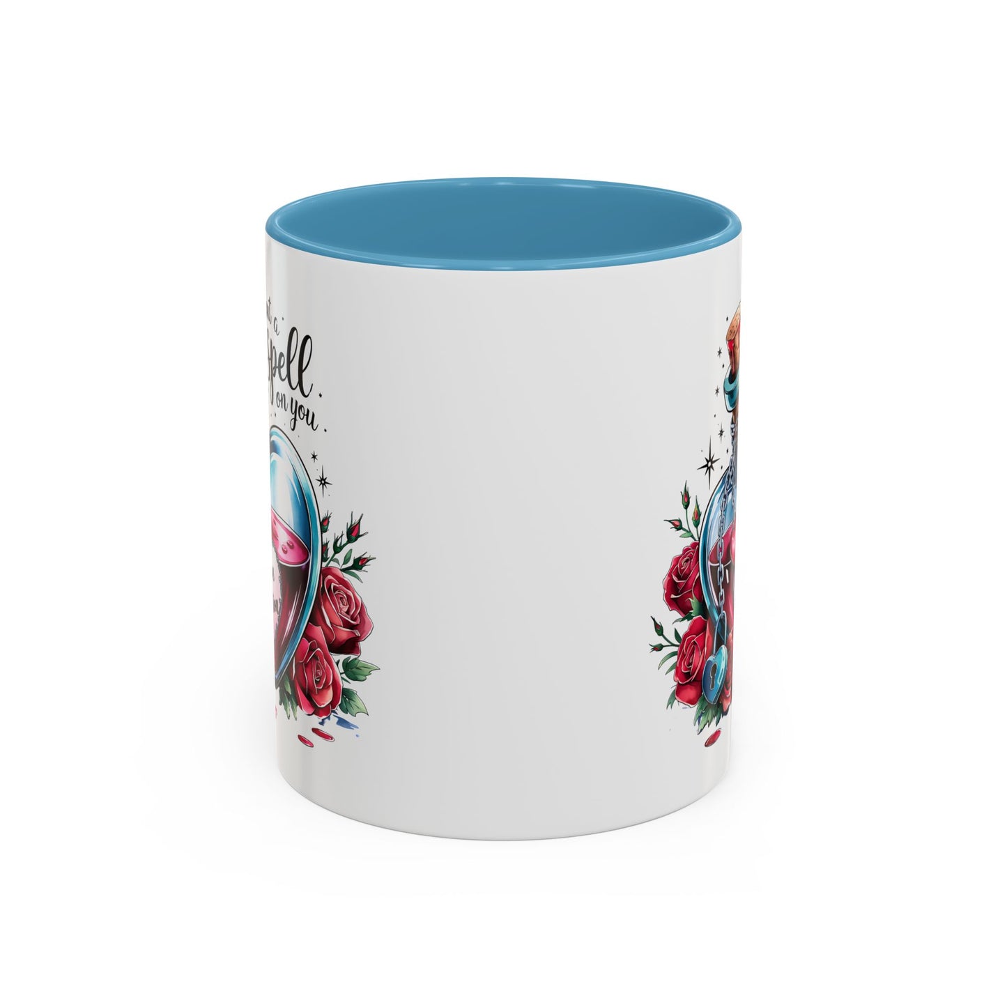 I put a spell on you, love potion, Valentine's Day, Love, Coffee Accent Coffee Mug (11, 15oz)