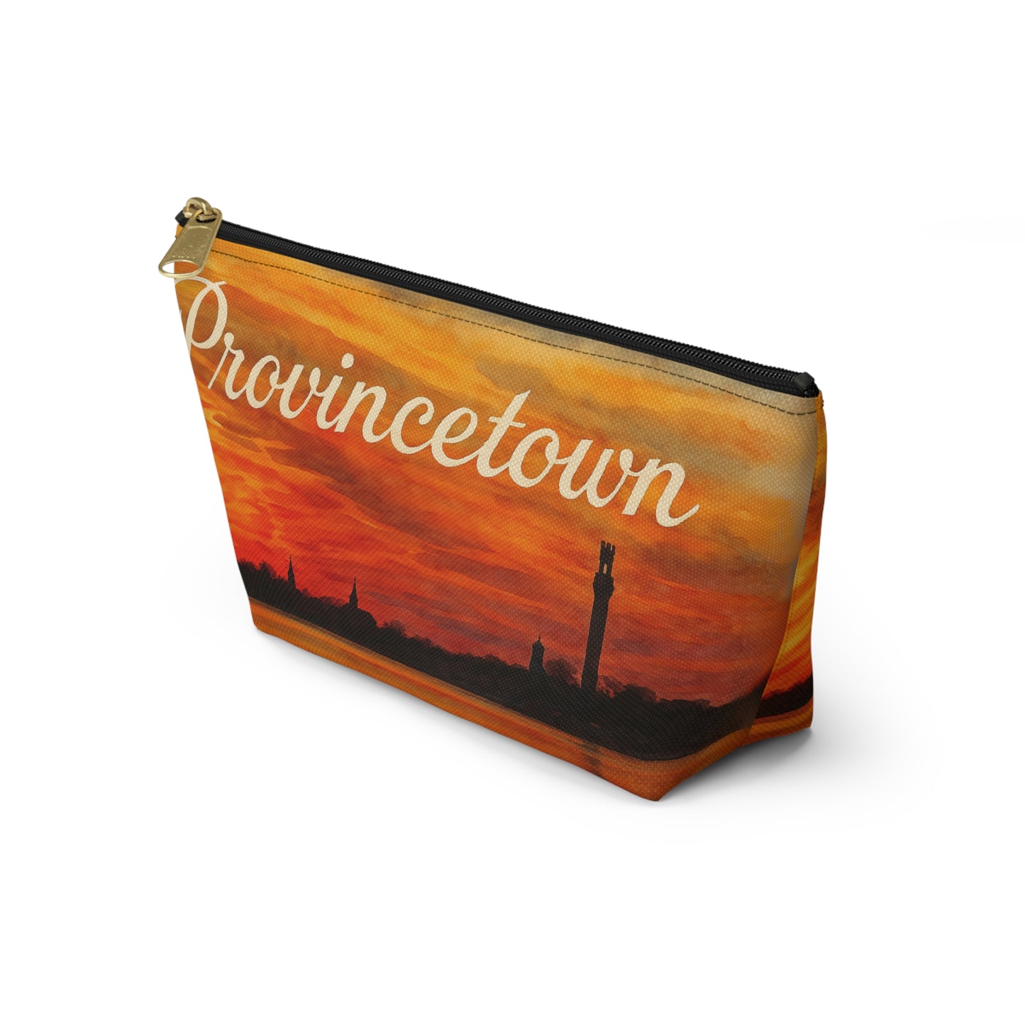 Provincetown Sunset Accessory Pouch | Perfect for Travel, Gifts, Makeup, Organizers, Beach Essentials