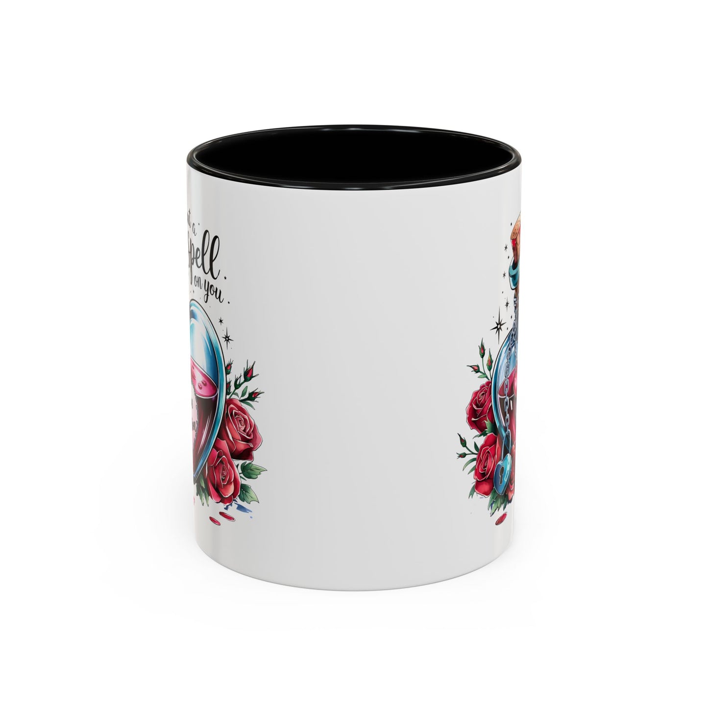 I put a spell on you, love potion, Valentine's Day, Love, Coffee Accent Coffee Mug (11, 15oz)