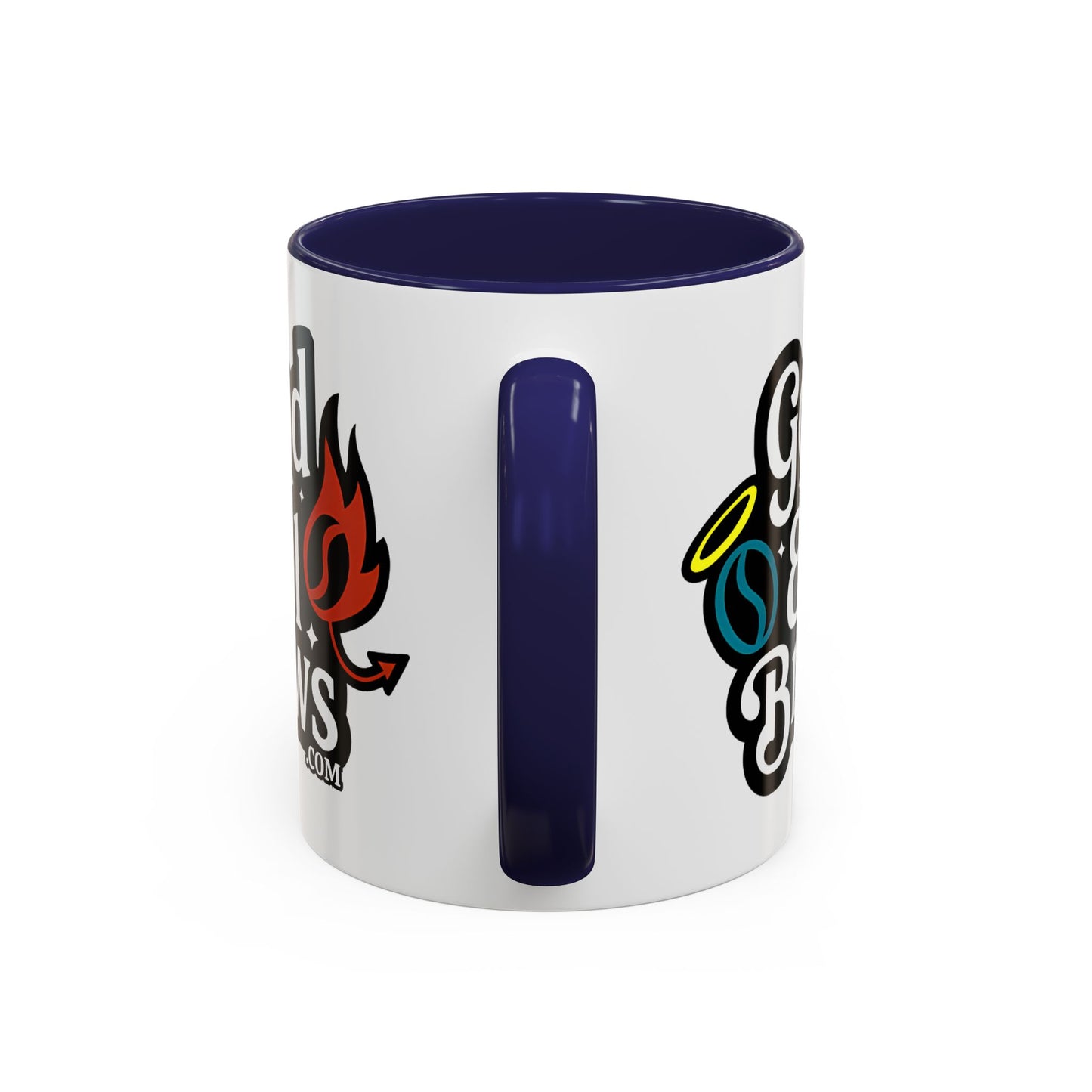 Good & Evil Brews Coffee Mug 11oz- Perfect for Coffee Lovers, Unique Gift for Friends, Herbal Tea, Home Decoration, Fun Drinkware