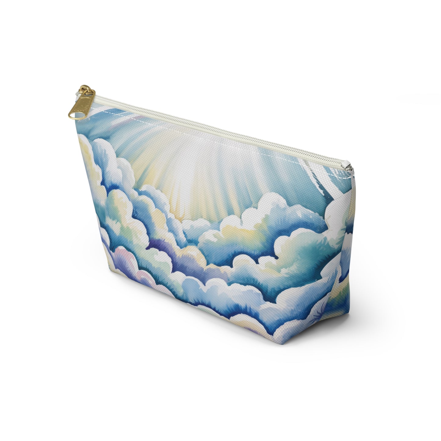 Sky Cloud Accessory Pouch, Makeup Bag, Travel Pouch, Organizer, Gift for Her, Art Print Pouch with Inspirational Design