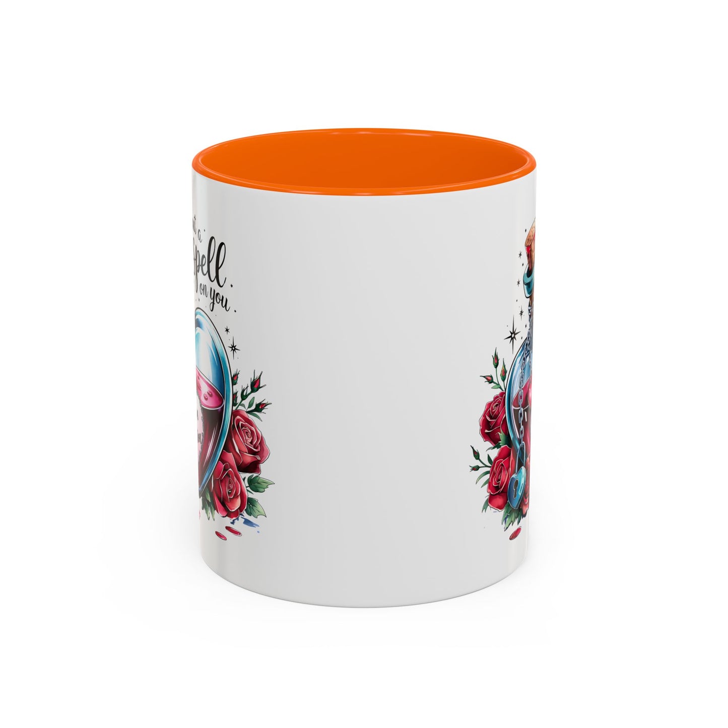 I put a spell on you, love potion, Valentine's Day, Love, Coffee Accent Coffee Mug (11, 15oz)