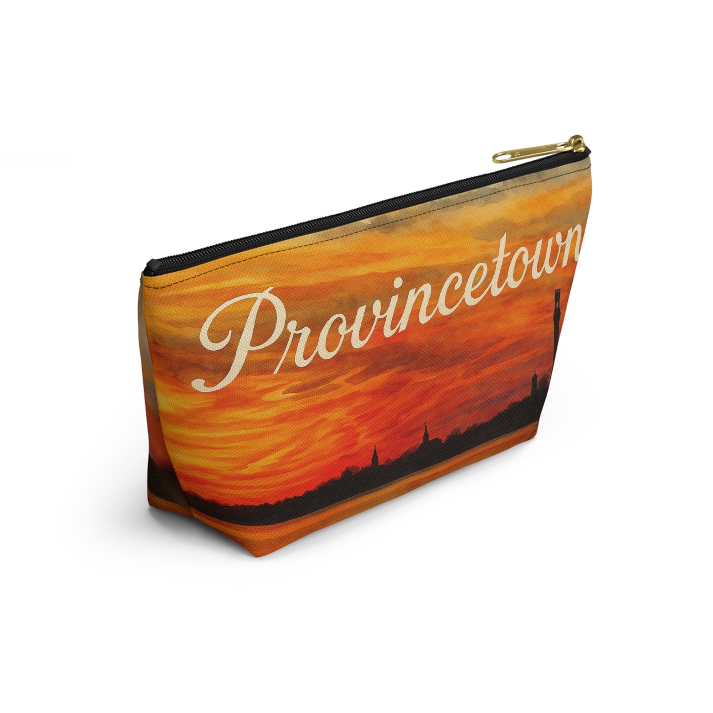 Provincetown Sunset Accessory Pouch | Perfect for Travel, Gifts, Makeup, Organizers, Beach Essentials