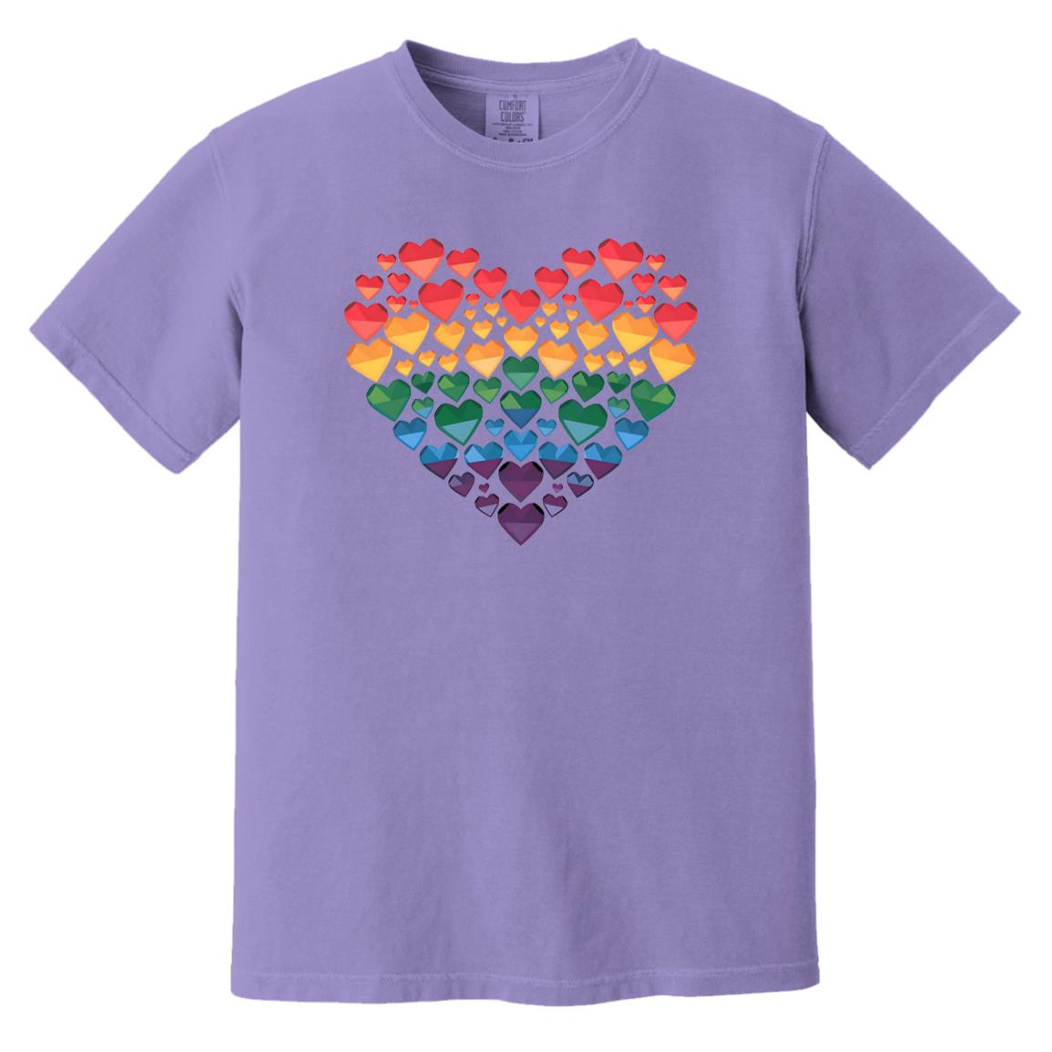 Crystal Rainbow Heart