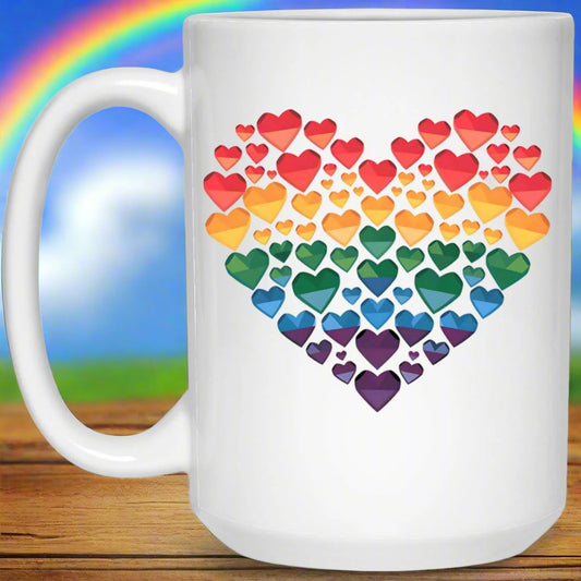 Crystal Rainbow Heart